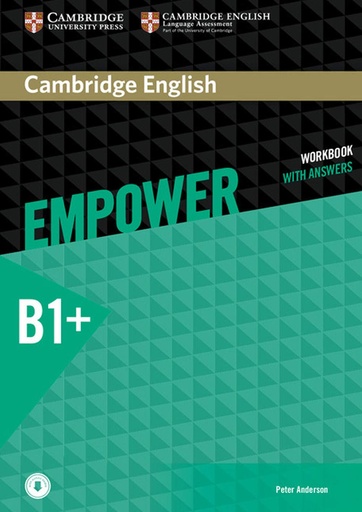 [9781107468696] CAMBRIDGE ENGLISH EMPOWER - WORKBOOK+KEY & DOWNLOADABLE AUDIO - Intermediate
