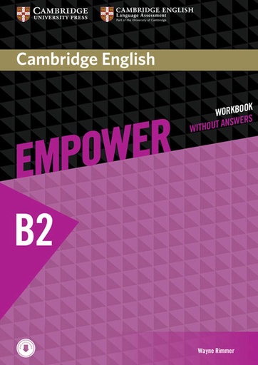 [9781107488786] CAMBRIDGE ENGLISH EMPOWER - WORKBOOK (NO KEY)+DOWNLOADABLE AUDIO - UPPER-INTERMEDIATE