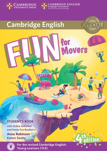[9781316617533] FUN FOR - STUDENT'S BOOK+AUDIO DOWNLOAD, ONLINE ACTIVITIES & HOME FUN BOOKLET 4 - MOVERS