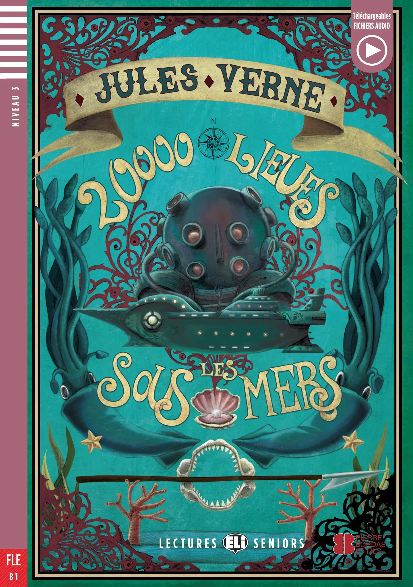 [9788853606563] ELI SENIORS : 20000 LIEUES SOUS LES MERS - BOOK WITH CD - Niveau 3