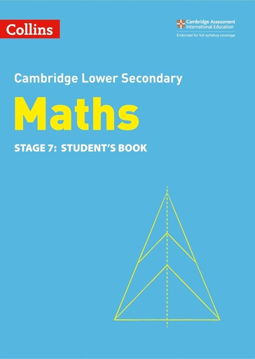 [9780008340858] COLLINS CAMBRIDGE LOWER SECONDARY MATHS STAGE 7 SBK (2ND ED)