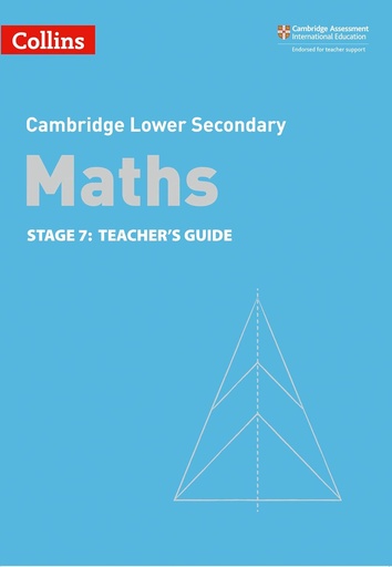 [9780008378592] COLLINS CAMBRIDGE LOWER SECONDARY MATHS STAGE 7 TEACHER'S GUIDE (2ND ED)