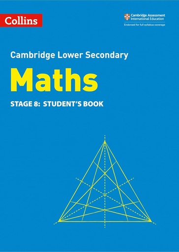 [9780008378547] COLLINS CAMBRIDGE LOWER SECONDARY MATHS STAGE 8 SBK (2ND ED)
