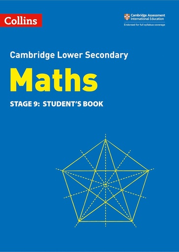 [9780008378554] COLLINS CAMBRIDGE LOWER SECONDARY MATHS STAGE 9 SBK (2ND ED)