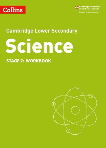 [9780008364311] COLLINS CAMBRIDGE LOWER SECONDARY SCIENCE 7 WBK (2ND ED)