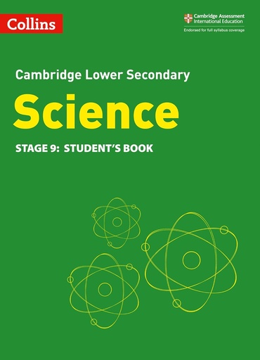 [9780008364274] COLLINS CAMBRIDGE LOWER SECONDARY SCIENCE 9 SBK (2ND ED)