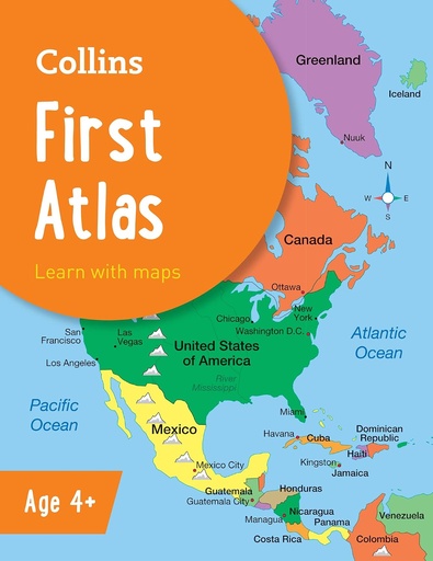 [9780008485931] COLLINS FIRST ATLAS : LEARN WITH MAPS