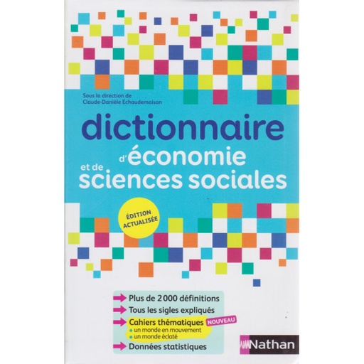[9782091503110] DICTIONNAIRE D'ECONOMIE & DE SCIENCES SOCIALES (N.E)