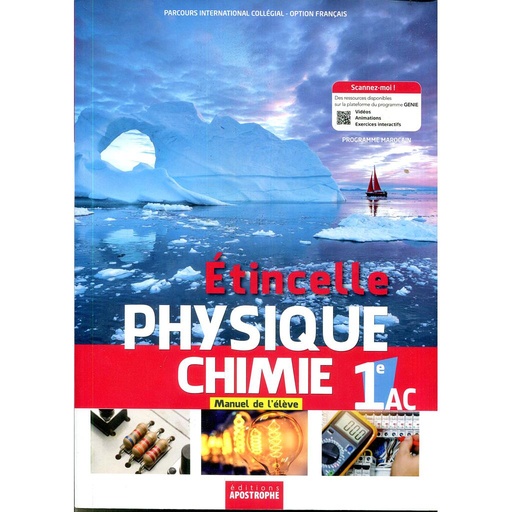 [9789920788151] ETINCELLE PHYSIQUE CHIMIE 1RE A.C MANUEL DE L'ELÈVE