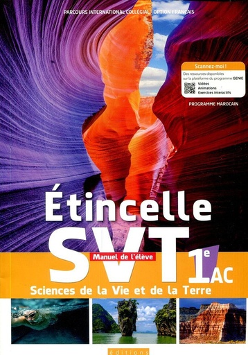 [9789920788120] ETINCELLE SVT 1RE A.C MANUEL DE L'ELÈVE