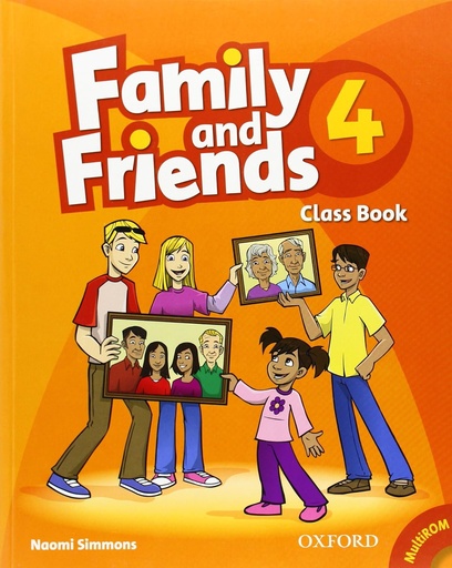[9780194802789] FAMILY & FRIENDS 4 CLASS BOOK+ MULTIROM