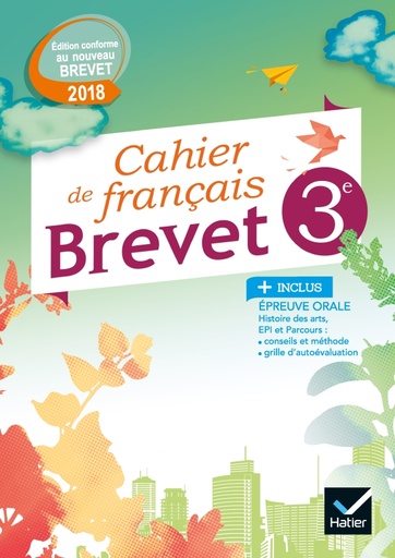 [9782401027336] FRANÇAIS 3ÈME CAHIER BREVET EXERCICES & METHODES