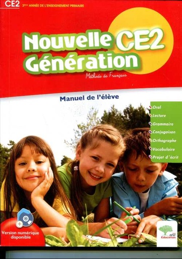 [9789954533147] FRANÇAIS CE2 MANUEL (COL, NOUVELLE GENERATION ) N.E