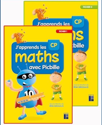 [9782725636863] J'APPRENDS LES MATHS AVEC PICBILLE CP FICHIERS 1+2