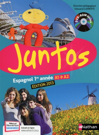 [9782091755434] JUNTOS 1ÈRE ANNEE A1-A2 LIVRE DE L'ELÈVE+DVD-ROM