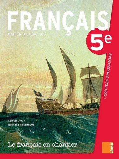 [9789953312651] LE FRANÇAIS EN CHANTIER 5ÈME CAHIER D'EXERCICE