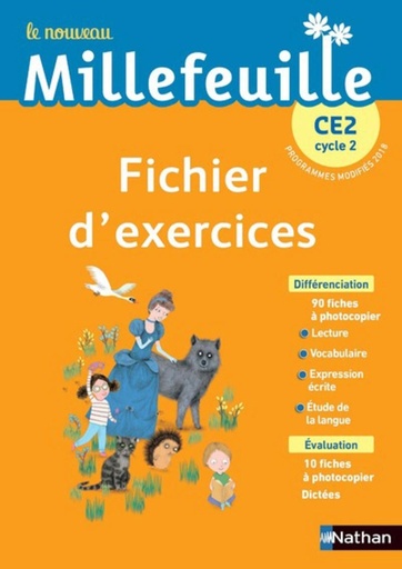 [9782091241418] LE NOUVEAU MILLEFEUILLE CE2 - CAHIER D'ACTIVITES PROG 2016