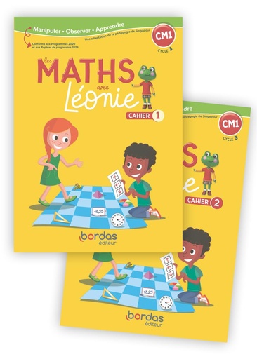 [9782047338469] LES MATHS AVEC LEONIE CM1 CAHIERS D'ELÈVE N°1+N°2