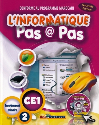 [9789954204078] L'INFORMATIQUE PAS À PAS CE1+CD