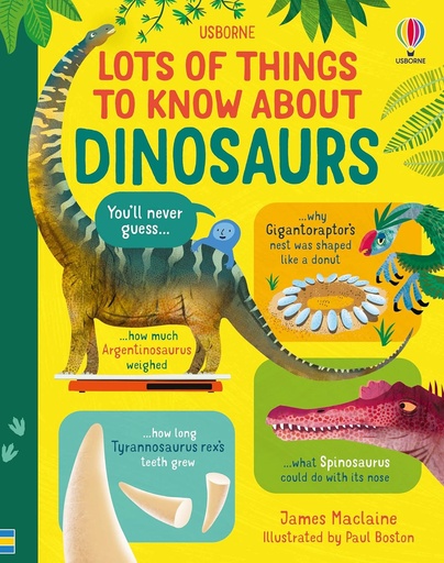 [9781803700298] LOTS OF THINGS TO KNOW ABOUT DINOSAURS (HARDBACK)