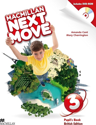 [9780230466456] MACMILLAN NEXT MOVE 3 PUPIL'S BOOK+DVD-ROM