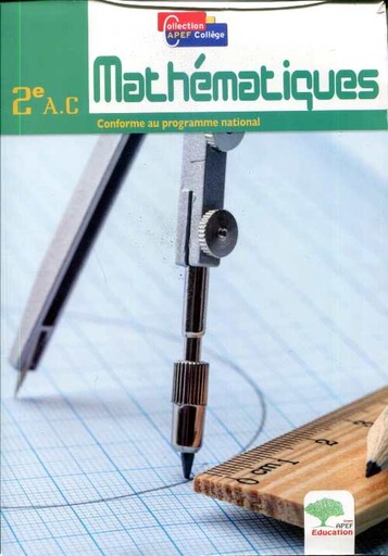 [9789954533918] MATHEMATIQUES 2E AC CONFORME AU PROG MAROCAIN
