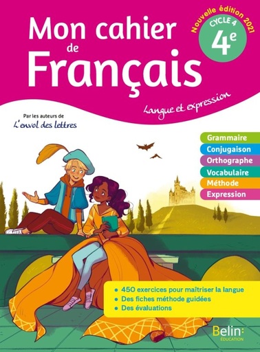 [9791035817800] MON CAHIER DE FRANÇAIS 4ÈME (L’ENVOL DES LETTRES) N.E