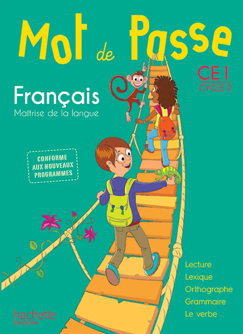 [9782012387881] MOT DE PASSE CE1 LIVRE DE L'ELÈVE (ED 2016)