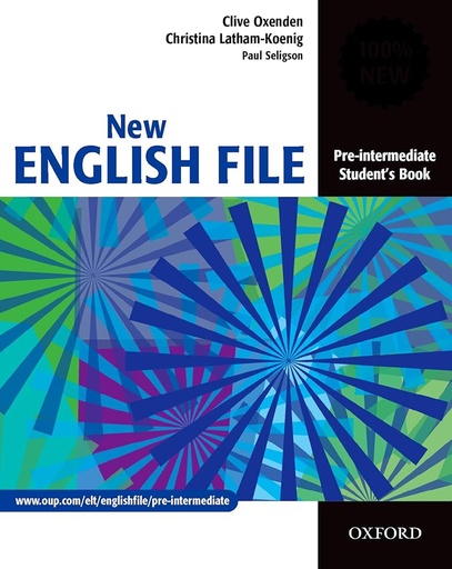 [9780194384339] NEW ENGLISH FILE PRE-INTERMEDIATE SBK
