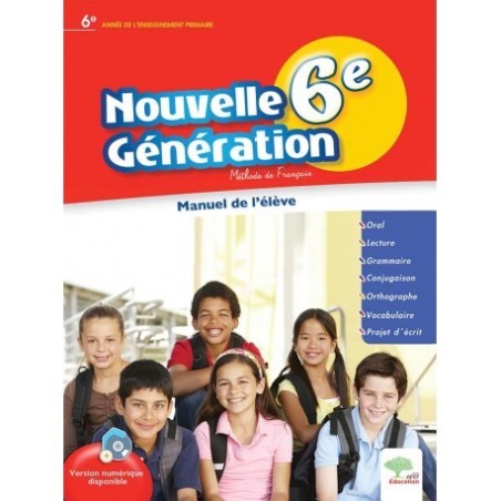 [9789954533260] NOUVELLE GENERATION 6ÈME METHODE DE FRANÇAIS