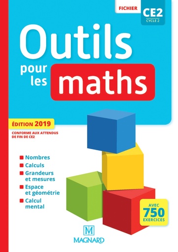 [9782210505285] OUTILS POUR LES MATHS CE2 FICHIER ED 2019