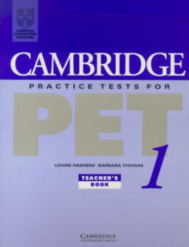 [0521499399] CAMBRIDGE PRACTICE TESTS FOR PET 1 (TB)