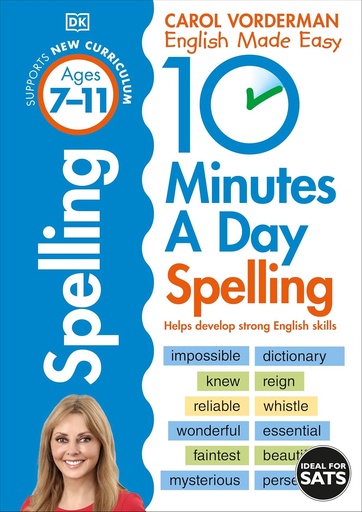 [9780241466797] 10 Minutes A Day Spelling (Ages 7-11)