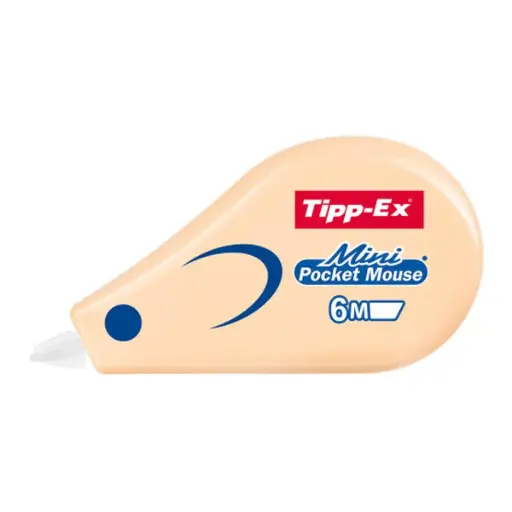 [3086124126243S] Correcteur Mini Pocket Mouse Pastel TIPP-EX 6M Saumon