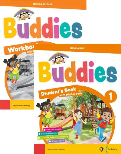 [000181] Buddies 1 Sbk, Wbk+Digital Book & Reade