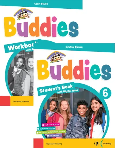 [000186] Buddies 6 Sbk, Wbk+Digital Book & Reader