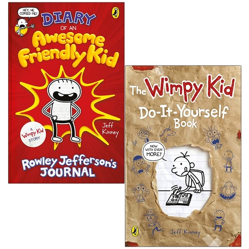[9780241415771] Diary of a Wimpy Kid Box Set (2 Books)