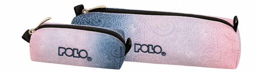 [5201927150488] Trousse Polo Wallet 1 Compartiment Rose- Bleu Dégradé