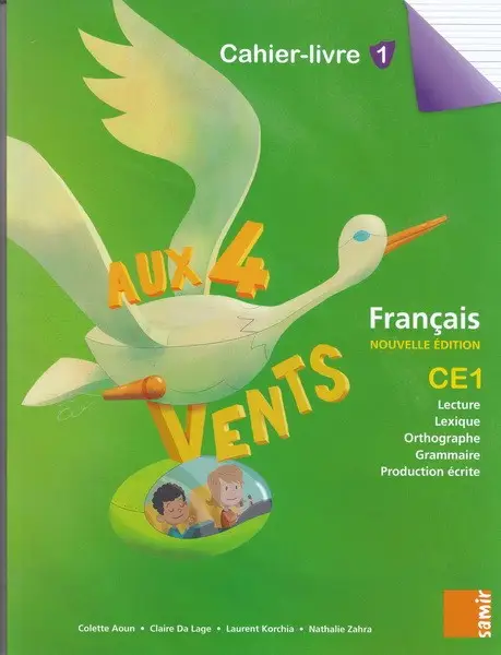 [9786144432426] AUX 4 VENTS - CAHIER-LIVRE 1 - CE1