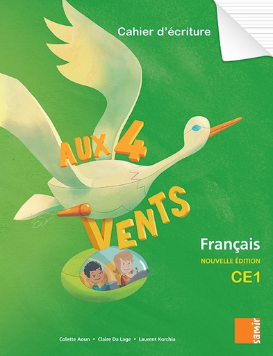 [9786144436714] AUX 4 VENTS - CAHIER D'ECRITURE - CE1
