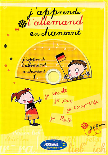 [9782700530254] ASSIMIL J'APPRENDS L'ALLEMAND EN CHANTANT (3-6 ANS)(ALBUM+CD)