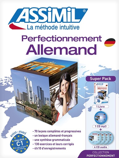 [9782700580310] ASSIMIL PERFECTIONNEMENT ALLEMAND (LIVRE+4 CD AUDIO+1 CD MP3)