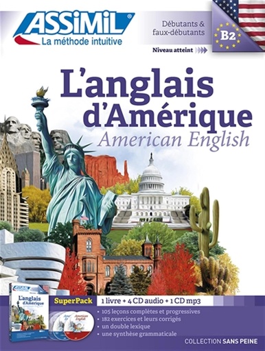 [9782700580785] ASSIMIL L'ANGLAIS D'AMERIQUE (LIVRE+4CD+1CD MP3)