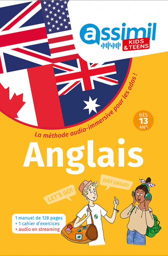 [9782700508604] ASSIMIL ANGLAIS KIDS & TEENS (DÈS 13 ANS) (LIVRE+CAHIER D'EXERCICE+AUDIO EN STREAMING)