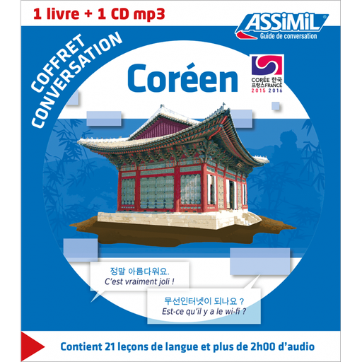 [9782700541403] ASSIMIL COREEN COFFRET DE CONVERSATION (GUIDE+CD MP3)