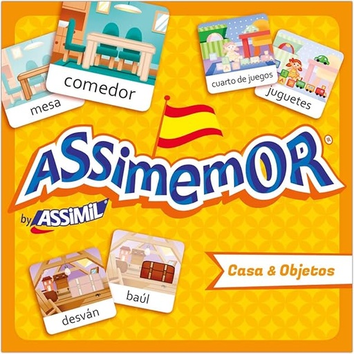 [9782700590494] ASSIMIL ASSIMEMOR CASA & OBJETOS (COFFRET DE 64 CARTES)