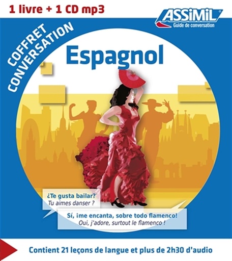[9782700541335] ASSIMIL L'ESPAGNOL COFFRET DE CONVERSATION (GUIDE+CD MP3)