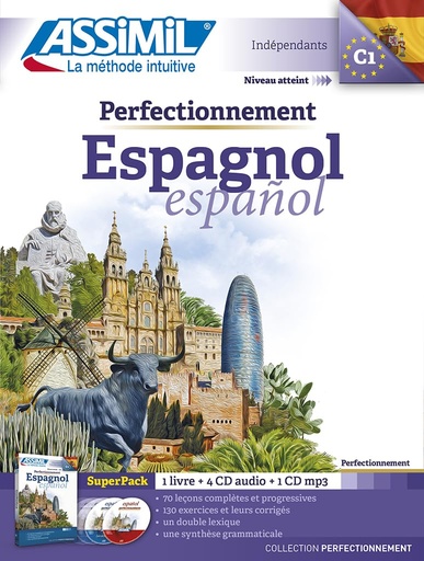 [9782700580655] ASSIMIL PERFECTIONNEMENT ESPAGNOL (LIVRE + 4CD & MP3) N.E