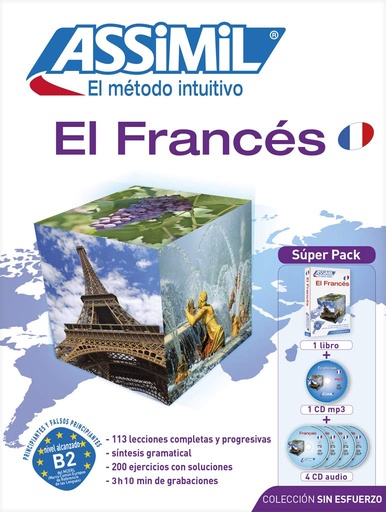 [9788496481664] ASSIMIL EL FRANCES SIN ESFUERZO (LIVRE+4CD & MP3)
