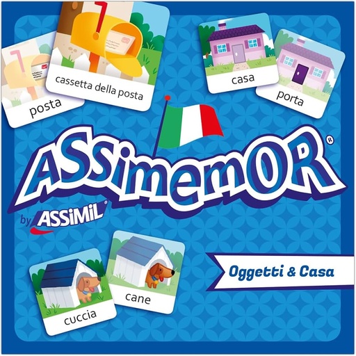 [9782700590456] ASSIMIL ASSIMEMOR OGGETTI & CASA (COFFRET DE 64 CARTES)